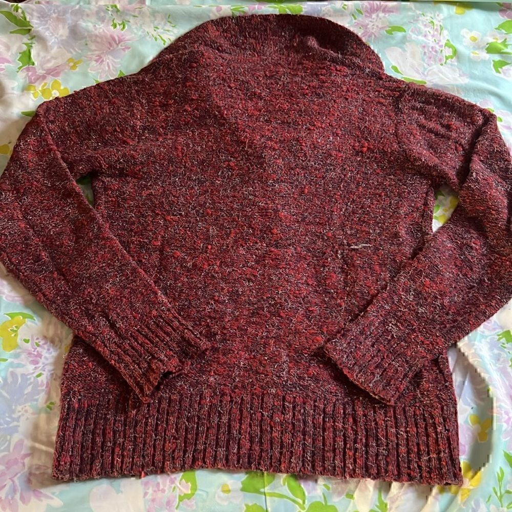 Vintage YSL Yves Saint Laurent Notched Collar Sweater - M - Picture 11 of 11